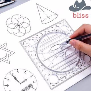 BLISS ไม้บรรทัดวัด รูปไข่ 3D อเนกประสงค์ สําหรับวาดรูป