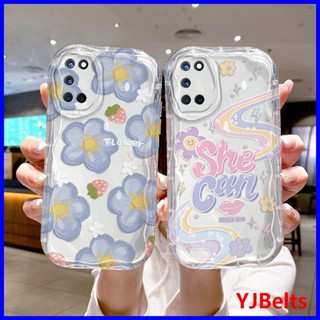 เคส Oppo Reno4 เคส Oppo Reno 4 tpu เคสนิ่ม สีใส ลายครีม เคสโทรศัพท์ NYW