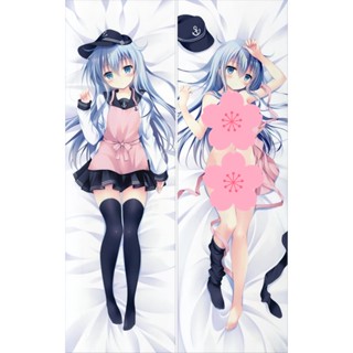 Kantai Collection -KanColle- Hibiki Dakimakura ปลอกหมอน ลายอนิเมะเกมกอด ขนาด 50x150 ซม. สําหรับตกแต่งเตียง ของขวัญ