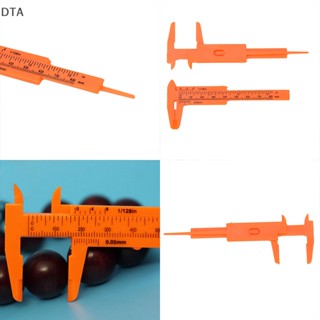 Dta ใหม่ ไม้บรรทัดเวอร์เนียคาลิปเปอร์ พลาสติก ขนาดเล็ก 80 มม. 1 ชิ้น