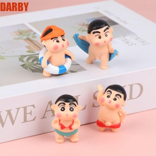 DARBY ตุ๊กตาฟิกเกอร์ PVC รูปการ์ตูนชินจัง ขนาดเล็ก สําหรับเด็ก