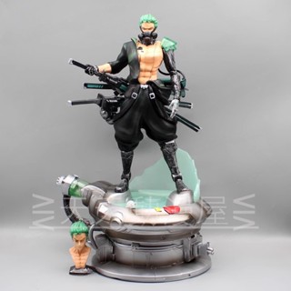 ส่งฟรี พร้อมส่ง โมเดลตุ๊กตา One Piece Cyberpunk Hunter Zoro 1/6 GK เรืองแสง สําหรับตกแต่ง