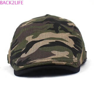 BACK2LIFE หมวกเบเร่ต์ ป้องกันแดด สามารถปรับได้ แฟชั่นฤดูร้อน สไตล์เกาหลี ฮิปฮอป สําหรับผู้หญิง และผู้ชาย