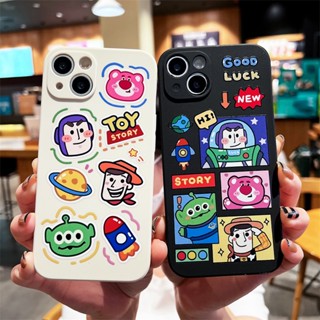 Compatible for iPhone 15 14 Pro Max 13 12 mini 6S 6 7 8 Plus 11 Pro X XR XS Max se 2020 เคสโทรศัพท์มือถือ ลายการ์ตูน Toy Story Buzz Lightyear แฟชั่น สําหรับ