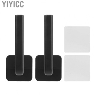 Yiyicc Baseball  Rack Black Storage Hanger Drill Free Adhesive for Bedroom Hat