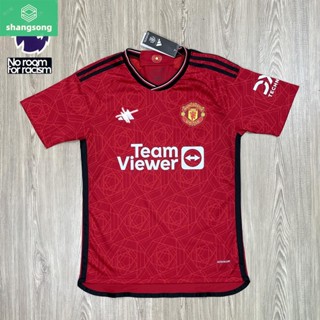 เสื้อบอล แมนยู ManU 2023/2024ใหม่ล่าสุดเนื้อผ้าโพลีเอสเตอร์ เกรดแฟนบอล AAA shangsong