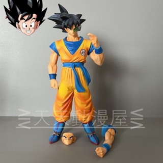 ส่งฟรี พร้อมส่ง โมเดลฟิกเกอร์ รูปปั้นอนิเมะ Dragon Ball GK Gene Goku เปลี่ยนหน้าได้ เปลี่ยนปุ่มกดได้ แบบเปลี่ยนได้ สําหรับตกแต่งโต๊ะ