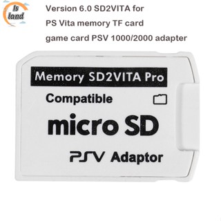 【IS】อะแดปเตอร์แปลงการ์ด Sd Micro-sd PSV Vita 1000 2000 TF 3.65 เวอร์ชั่น 6.0