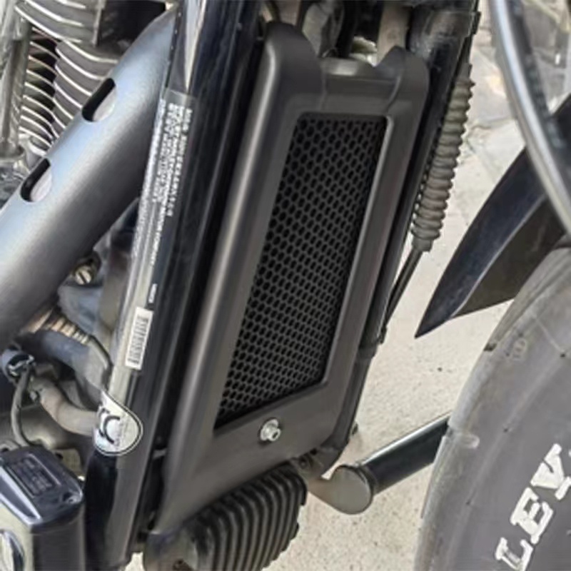 สําหรับ Harley Deluxe FLFB Fat Bob 114 FXFBS อุปกรณ์เสริมรถจักรยานยนต์หม้อน้ํา Grille Grill Guard Co
