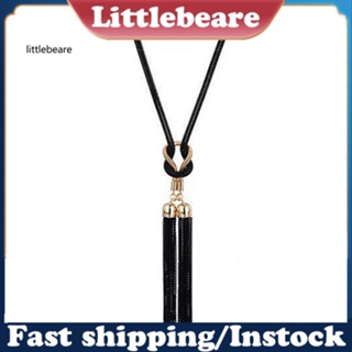 &lt;littlebeare&gt; สร้อยคอโซ่ยาว จี้พู่ยาว เข้ากับทุกการแต่งกาย เครื่องประดับแฟชั่น สําหรับผู้หญิง