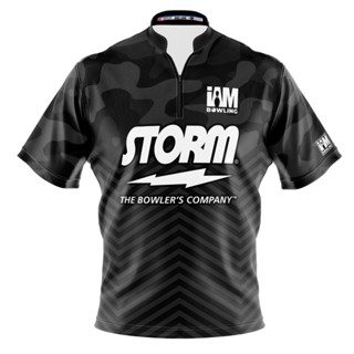 Storm DS เสื้อโปโล แขนสั้น พิมพ์ลายโบว์ลิ่ง 2156-ST 3D