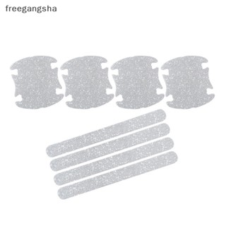 [FREG] 8Pcs Car Door Bowl Anti-scratch Sticker Clear Door Bowl Handle Protection Sticker Paint Surface Film Car Accessories Decals FDH