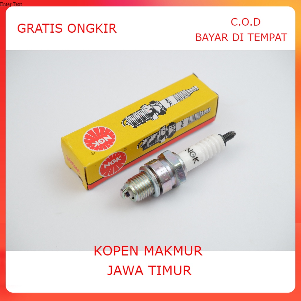 NGK D6HS HONDA 90 MOTORCYCLE SPARK PLUG LARGE THREAD MOTORCYCLE SPARK PLUG - NGK - D6HS