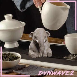 [Dynwave2] ฟิกเกอร์รูปสัตว์ ชา ขนาดเล็ก สําหรับตกแต่งโต๊ะ ห้องนอน