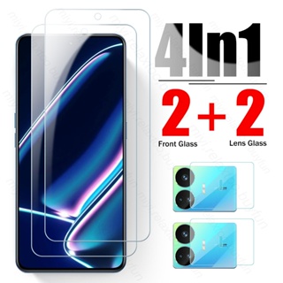 4In1 HD Full Cover Screen Protector Tempered Glass For Realme GTNeo5SE GT Neo5 Neo 5 SE 5SE 5G 2023 6.74" With Camera Lens Films