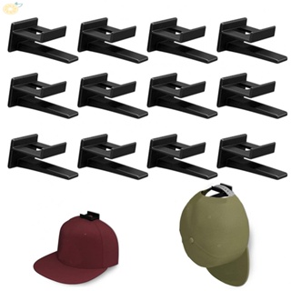 【VARSTR】Compact and Efficient Hat Storage Solution Baseball Cap Hook Wall Mount 12 Hooks