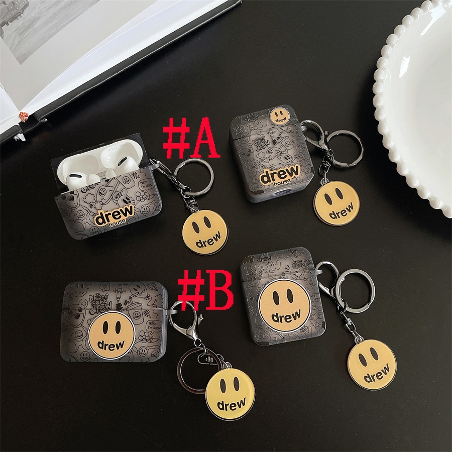 เคสซิลิโคน เคส Airpods4 Airpods Pro2 AirPods Pro Airpods 3 gen3 AirPods 2 Cartoon drew house Smile P