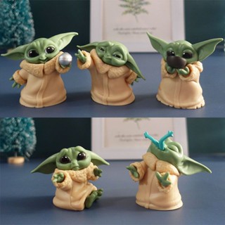 พร้อมส่ง ส่งฟรี โมเดลตุ๊กตาฟิกเกอร์ Star Wars The Mandalorian YodaBaby Little Yoda Baby Yoda สําหรับตกแต่งรถยนต์