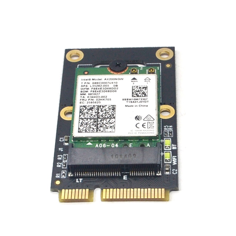 M.2 อะแดปเตอร์ Wifi M.2 NGFF ถึง Mini PCI-E อะแดปเตอร์สําหรับ M.2 Wifi บลูทูธไร้สาย Wlan การ์ด Intel AX200 9260 8265 8260 สําหรับแล็ปท็อป