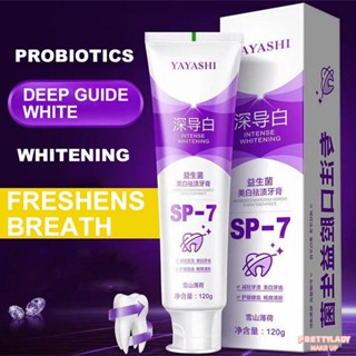 SP4 Shark Probiotic Whitening Teeth Enzyme Toothpaste Probiotics Whitening And Stain Removing Toothpaste Fresh Breath Removing Odor [prettylady]