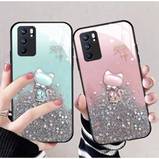 Dmy เคสกระจกนิรภัย สําหรับ OPPO Reno 6 6Z 7Z 7 pro 8T 8Z 8 5 pro 3 4 2F 5Z 5F F11 pro F9 F7