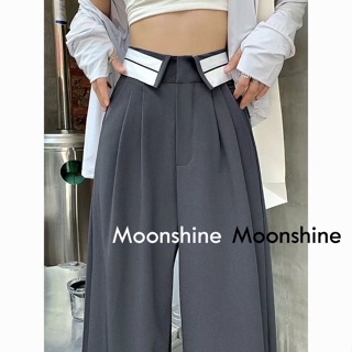 Moon  กางเกงขายาว คาร์โก้ กางเกง เชือกอเมริกันคลาสิค Cargo pants 2023 NEW Jl1511 Unique ทันสมัย สไตล์เกาหลี พิเศษ A93L01P 36Z230909