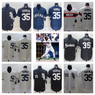 MLB Chicago White Sox Frank Thomas เบสบอลเสื้อยืดผู้ชายผู้ชาย