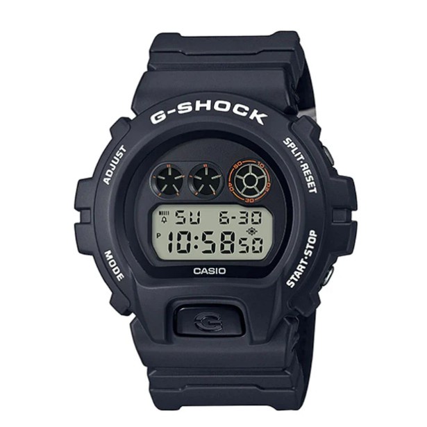 Casio G-shock  นาฬิกาข้อมือผู้ชาย สายเรซิ่น รุ่น DW-6900PF,DW-6900PF-1 - สีดำ