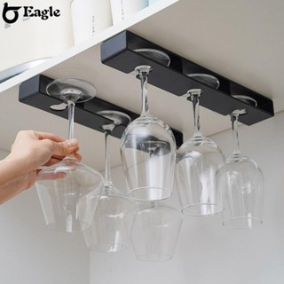 ⭐24H SHIPING⭐Innovative 2Pcs Under Cabinet Wine Glass Storage Easy Installation Stemware Rack