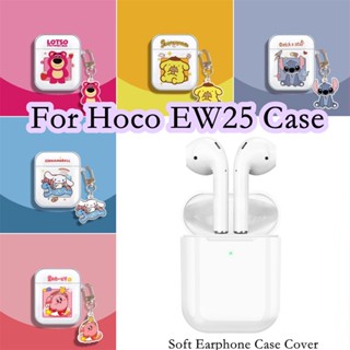 【ส่วนลด】เคสหูฟัง แบบนิ่ม ลายการ์ตูน สําหรับ Hoco EW25 Hoco EW25