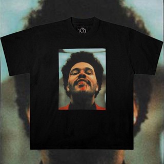 The Weeknd เสื้อยืดปกอัลบั้ม After Hours เสื้อยืดผู้ชายแนวสตรีท S-5XL