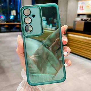 เคสโทรศัพท์ซิลิโคน TPU ใส กันกระแทก ลายกลิตเตอร์ดาว เรียบง่าย สําหรับ Samsung Galaxy A035F A045F A03S A04S A04 A03 Core A24 4G 5G