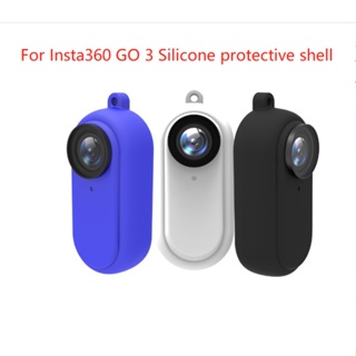 สำหรับกล้อง Thumb Camera Insta360 GO 3 กล้องซิลิโคน, กันฝุ่นป้องกันร่างกายลดลงสามสี