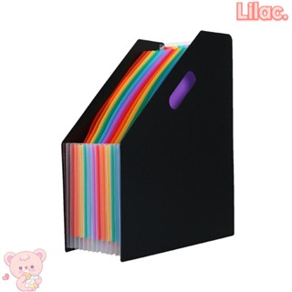 Lilac แฟ้มพลาสติก ขนาด A4 สีดํา สําหรับจัดเก็บหนังสือ