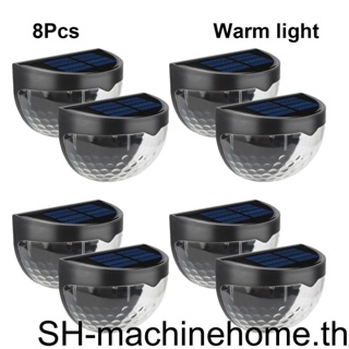โคมไฟ LED พลังงานแสงอาทิตย์ ไร้สาย กันน้ํา สําหรับติดรั้ว บันได สวน