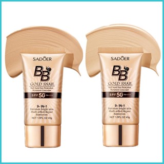 Bb Cream SPF50 บีบีครีม กันแดด หอยทากทอง กันน้ํา ให้ความชุ่มชื้น fuji1th