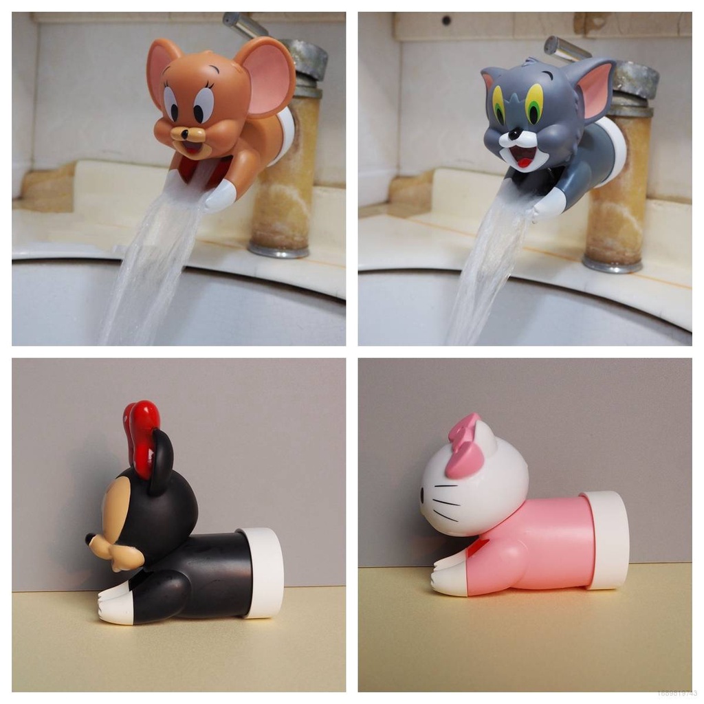 23 Tom and Jerry Mickey Minnie ก๊อกน้ํา การ์ตูน ขยาย เด็ก เจลล้างมือ ก๊อกน้ํา อุปกรณ์