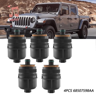 ไส้กรองน้ํามันเครื่องยนต์รถยนต์ สําหรับ Jeep Gladiator Wrangler JL RAM 1500 2020 2021 68507598Aa 68498720Aa ฝาปิดไส้กรองน้ํามันเครื่อง