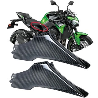 ขายดี กรอบที่นั่งรถจักรยานยนต์ คาร์บอนไฟเบอร์ สําหรับ Kawasaki Z 900 Z900 2017-2019 1 คู่