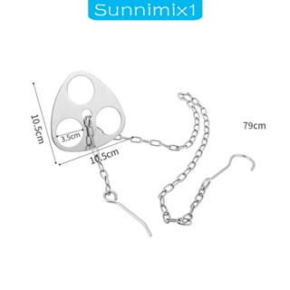 [Sunnimix1] ขาตั้งกล้องสเตนเลส พร้อมโซ่ปรับได้ สําหรับตั้งแคมป์กลางแจ้ง