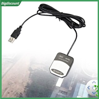 {BIG} Vk-162 G-Mouse พร้อมเสาอากาศนําทาง USB GPS สีดํา โมดูลรับสัญญาณยานพาหนะ รองรับ Google Earth