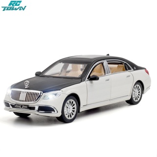 Rctown โมเดลรถยนต์จําลอง 1:24 S600 Maybach โลหะ ขนาดเล็ก ของขวัญ สําหรับเด็กผู้ชาย