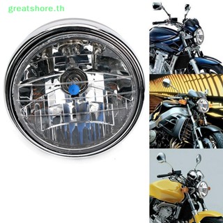 Greatshore ไฟหน้ารถจักรยานยนต์ 12V H4 Haen Hernia สําหรับ CB400 CB500 CB900 TH