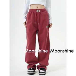 Moon  กางเกงขายาว คาร์โก้ กางเกง เชือกอเมริกันคลาสิค Cargo pants 2023 NEW 072178 พิเศษ คุณภาพสูง Chic Stylish A90M08Q 36Z230909