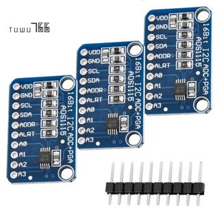 โมดูล ADS1115 ADC 16 บิต 4 ช่อง สําหรับ Arduino Raspberry Pi 3 ชิ้น