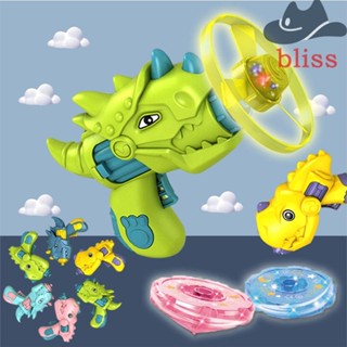 Bliss 2 In 1 จานบิน ดิสก์ UFO ไจโร ไดโนเสาร์ พลาสติก ของเล่นเพื่อการศึกษา สําหรับเด็ก