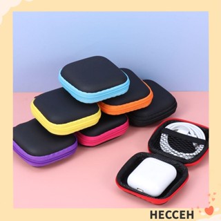 Hecceh กระเป๋าเคสแข็ง สําหรับใส่จัดเก็บหูฟัง สายเคเบิ้ล