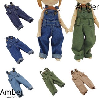 Amber กางเกงยีนลําลอง แฟชั่น 6 สี สําหรับตุ๊กตา 1/12