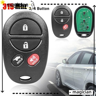 Mag อะไหล่กุญแจรถยนต์ 4 ปุ่ม แบบพกพา ทนทาน และอุปกรณ์เสริม สําหรับ Toyota Avalon 2005-2008