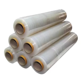 ฟิล์มยืดพันพาเลท ฟิล์มห่อของ สีใส 1 ม้วน กว้าง 50 ซม. หนา 15 ไมครอน สเตรชฟิล์ม ราคาส่งโรงงาน พร้อมส่ง คุ้มสุดต่อใบ